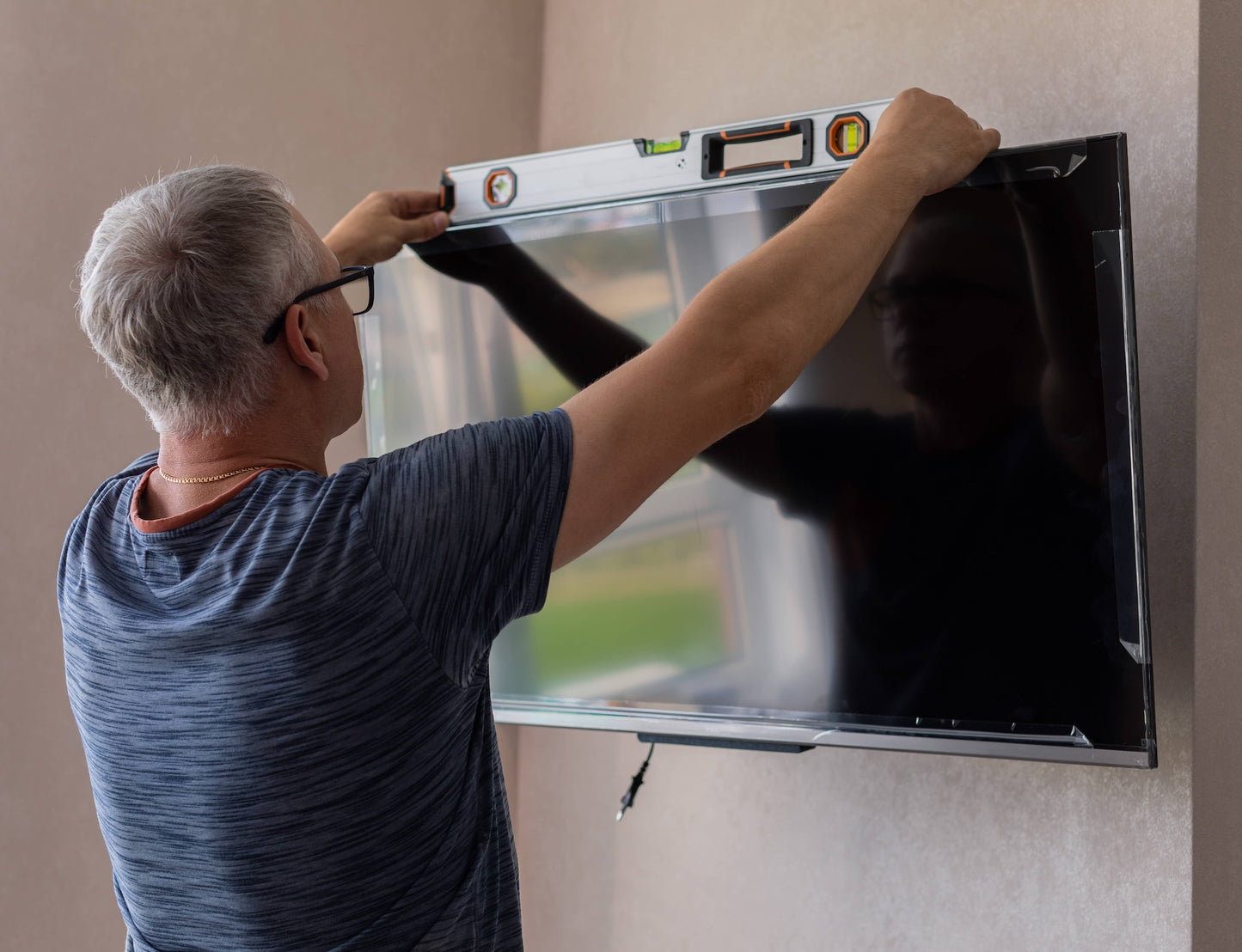 Mounting TV and Hanging Ceiling Fan